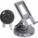 Delock Таблет и лаптоп Docking Station 4K HDMI/USB/SD 360° завъртане (88017)
