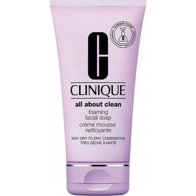 Clinique 3 Steps krémové penivé mydlo pre všetky typy pleti Foaming Sonic Facial Soap 150 ml