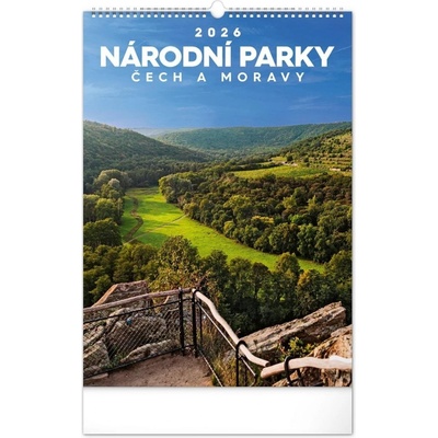 Nástěnný Národní parky Čech a Moravy 33 x 46 cm 2026 – Zbozi.Blesk.cz