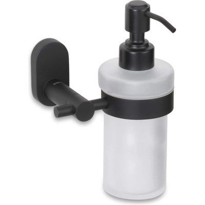 Kela Черен диспенсър за течен сапун за стена KELA от серия Alessio