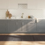 vidaXL Килим, правоъгълен, тъмнокафяв, 80x300 см, бамбук (376785)