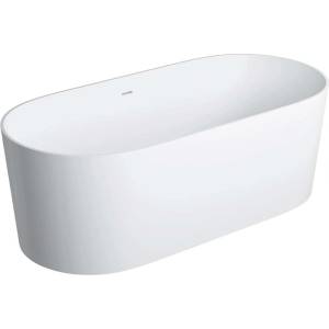 Omnires Ovo M+ - Свободностояща вана, 160х74 см, бяла мат OVO160WWZPBM (OVO160WWZPBM)