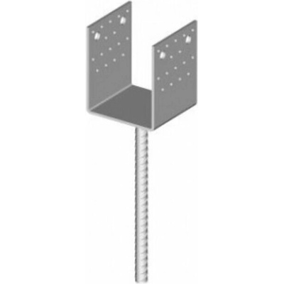 Domax Pätka stĺpika na roxore PSL100U 100x100x40 mm výška 210 mm