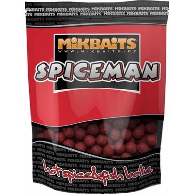Mikbaits Boilies Spiceman 1kg 24mm Pikantná slivka