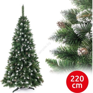 Sonic Коледна елха cristal silver 220 см бор (sc0057)