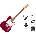 Squier Classic Vibe Custom Esquire LRL Premium SET Candy Apple Red Електрическа китара