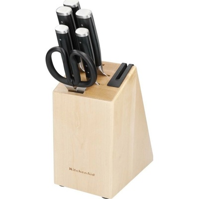 KitchenAid Sada nožů v bloku s brouskem 6 ks