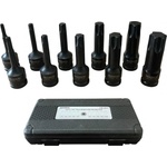 HAWEK Битове ударни 1/2", Тorx, T30-T100, HAWEK HW-2051, 10 части (HW-2051)