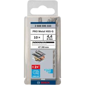 Bosch - Комплект свредла за метал, 4, 4x80 мм, 10 бр. 2608595333 (2608595333)