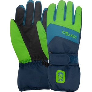Trollkids Детски ръкавици Trollkids Kid's Rauland Glove - Mystic Blue / Fresh Green / Dark Marine - размер 6 (202-7802-0314)