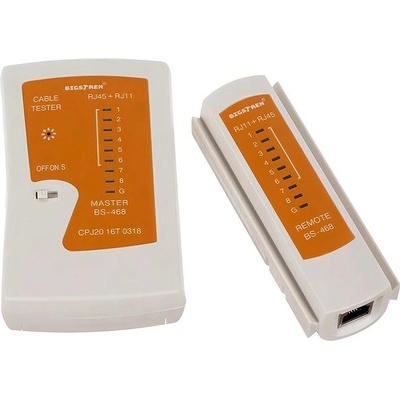 Bigstren 22166 Kabelový tester RJ11, RJ45, LED kontrola – Zboží Mobilmania