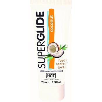 HOT SUPERGLIDE Кокосов смазващ гел Кокосов орех (75 ml)