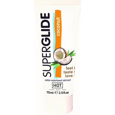 HOT SUPERGLIDE Кокосов смазващ гел Кокосов орех (75 ml)
