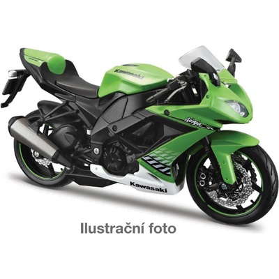 Maisto motorka Kawasaki Ninja ZX10R zelená 1:12