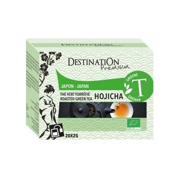 BioNebio Destination Bio zelený pražený čaj Hojicha 20 x 2 g