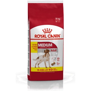 Royal Canin Medium Adult 15+3 kg gratis - galabari