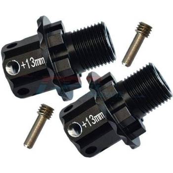 GPM RACING Хексове разширителни GPM 17mm TRAXXAS SLEDGE MONSTER TRUCK Aluminum изнасяне 13mm Hex Adapters GPMSLE010/+13MMBK (GPMSLE010/+13MMBK)