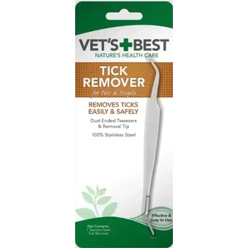 Vet's Best Tick Remover - Професионална пинсета за безопасно премахване на кърлежи
