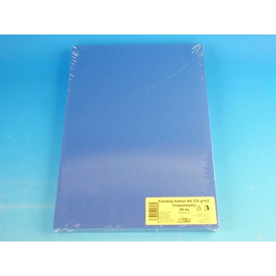 Kreslící karton A4 225 g/50 tmavomodrý