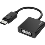 Hama Адаптер HAMA DisplayPort мъжко - DVI женско, Ultra-HD 4K, Essential, Черен (200336)