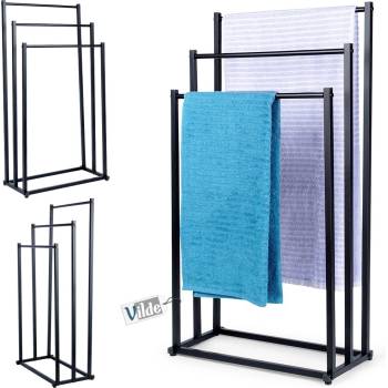 Vilde Стойка за хавлии за баня, метална стойка, 3 нива (568020)