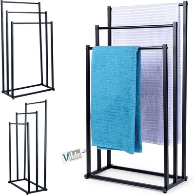 Vilde Стойка за хавлии за баня, метална стойка, 3 нива (568020)