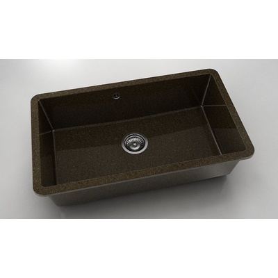 FAT Мивка за долно вграждане Vanguard 232, Granicite, 338 Brownie, с включен сифон