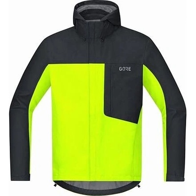 Gore C3 GTX Paclite Hooded Jacket neon yellow/black