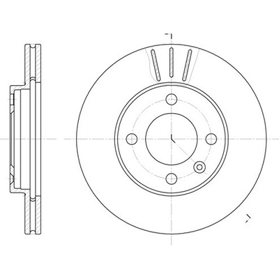 Brzdový kotúč REMSA 6084.10