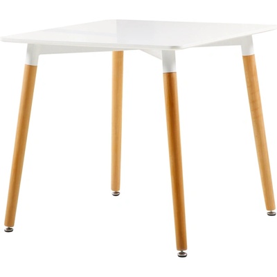 Horecano HORECANO-OSLO-Квадратна маса 80x80xh75, 5cm БЯЛ/ЧЕРЕН плот (0142434)