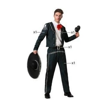 BigBuy Carnival Маскировъчен костюм за възрастни Мариачи Размер m/l