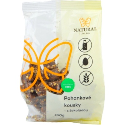 Natural Jihlava POHANKOVÉ KOUSKY S ČOKOLÁDOU 150 g