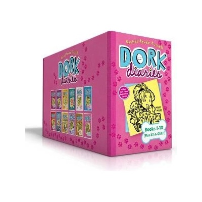 Dork Diaries Books 1-10 Plus 3 1/2 & Omg!: Dork Diaries 1; Dork Diaries 2; Dork Diaries 3; Dork Diaries 3 1/2; Dork Diaries 4; Dork Diaries 5; Dork Russell Rachel RenPevná vazba