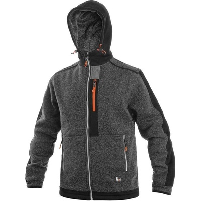CXS bunda INDIANAPOLIS pánská šedo-černo-oranžová
