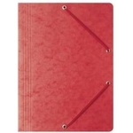 Bantex Pretcheon briefcase with elastic band bantex a4, red