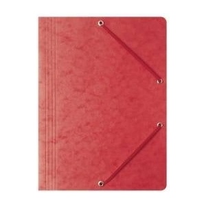 Bantex Pretcheon briefcase with elastic band bantex a4, red