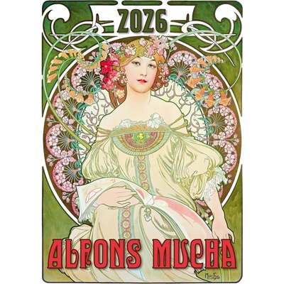 Alfons Mucha nástěnný 2026
