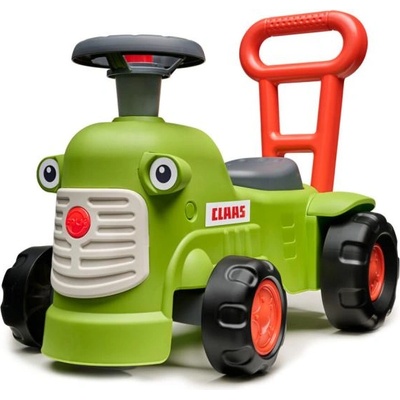 FALK Откат и проходилка 2в1 трактор Claas светлозелен с волан (912)