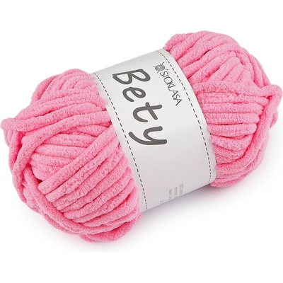 Pletací žinylková příze Bety 100 g Varianta: 5 růžová, Balení: 1 ks 60670/156967/282003