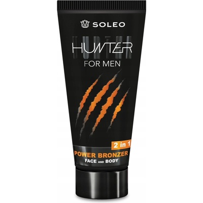 Soleo HUNTER for men pre mužov power bronzer face and body krém do solária 150 ml
