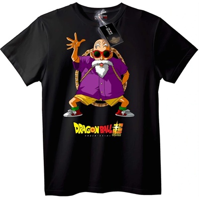 NOONEBRAND Тениска Dragon Ball Супер Майстор Роши - 6XL, Black