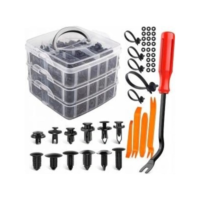 Falon-Tech SPINKI KOŁKI DO TAPICERKI 620szt SILVER