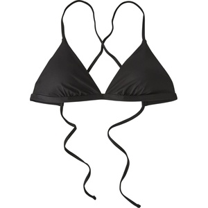 Patagonia Дамско бикини горнище Patagonia Women's Cross Shore Triangle Top Bikini top - Black (150-4445-0314)