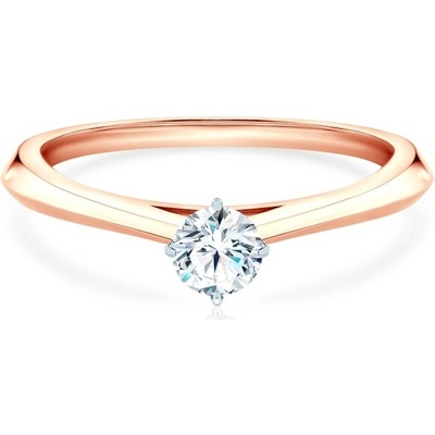 Savicki Zásnubný prsteň The Light dvojfarebné zlato laboratórny diamant DL R2 2 LAB RB