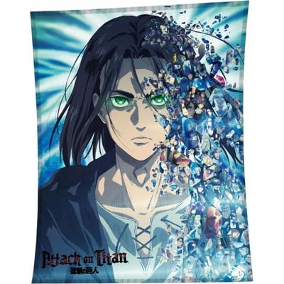 Carbotex flanel deka Attack on Titan 130x160
