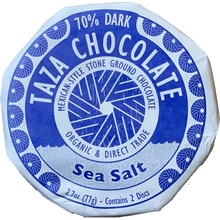 TAZA Chocolate 70% Sea Salt 77 g