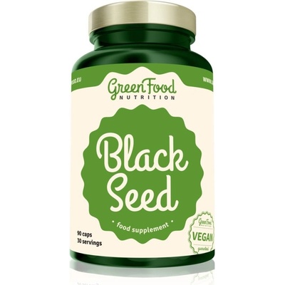 GreenFood Nutrition Black Seed podpora trávenia 98 g