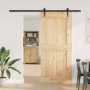 vidaXL Преплъзваща се врата NARVIK 100 x 210 см (213, 5 см) (3445346)