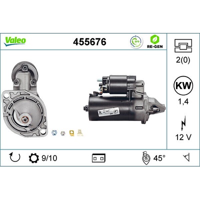 VALEO Startér VALEO RE-GEN REMANUFACTURED 455676
