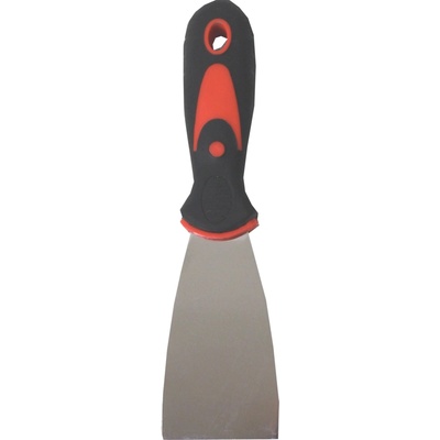 TOPTRADE špachtle nerezová s gumovou ergonomickou rukojetí 50 mm